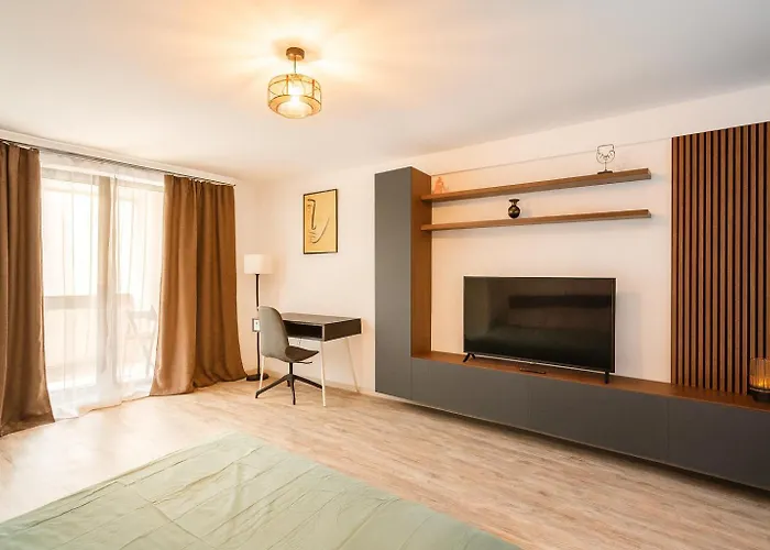 Riverside 45 Free Parking Apartman Bukarest